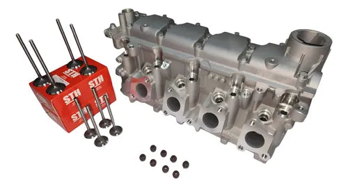 TAPA CILINDRO FIAT 1.6 8V TIPO SPI NAFTA DUNA. (CON VALVULAS Y RETENES).