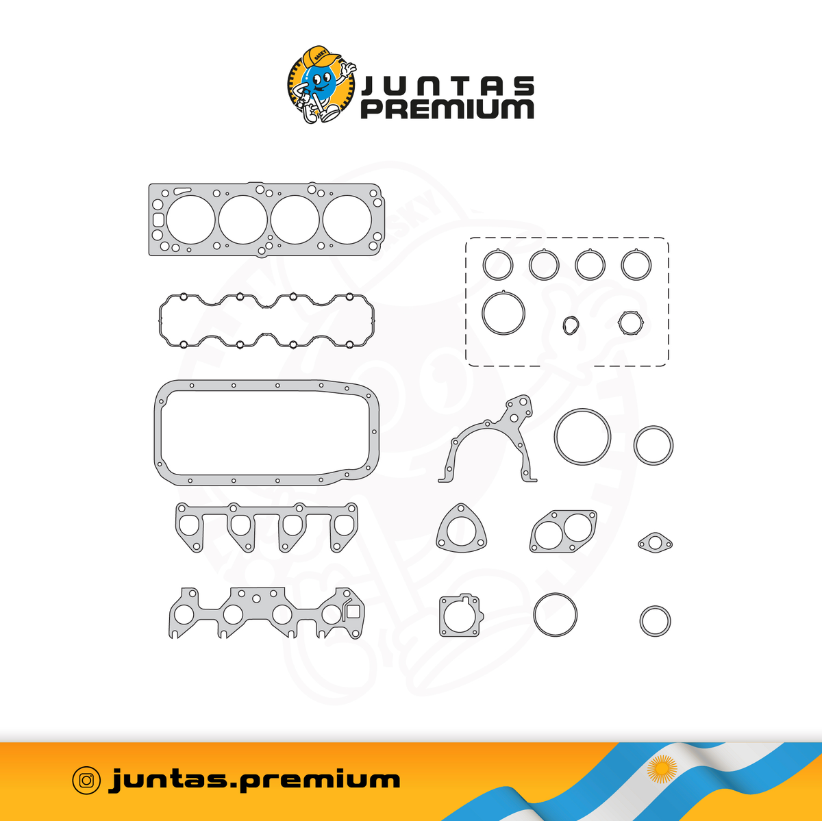 DESCARBONIZACION SIN TAPA CHEV CORSA 1.4 8V / 1.6 8V MN ECONOFLEX (TAPA VALV. GOMA) (JD9224095)