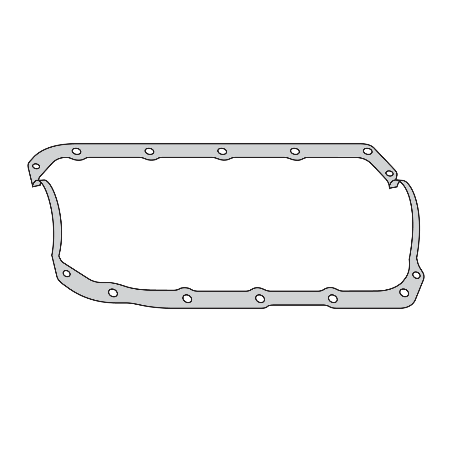 JUNTA DE CARTER DE GOMA  FIAT UNOPALIOSIENA  FIRE 8V 1000cc  G2780
